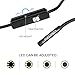 Android Endoscope Pancellent 2.0 Megapixels CMOS HD 2 in 1 Waterproof Borescope Inspection Camera Rigid Snake Cable (5 Metes) for Smartphone Tablet Device (Upgraded Level)