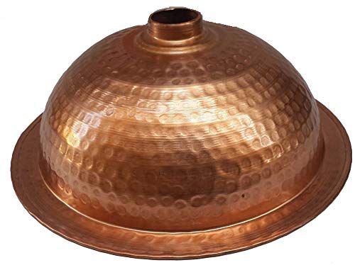Egypt gift shops 14" Bright Polished Copper Bathroom Sink Flat Lip Toilet Lavatory Basin House Remodeling Contract - Thumbnail 2