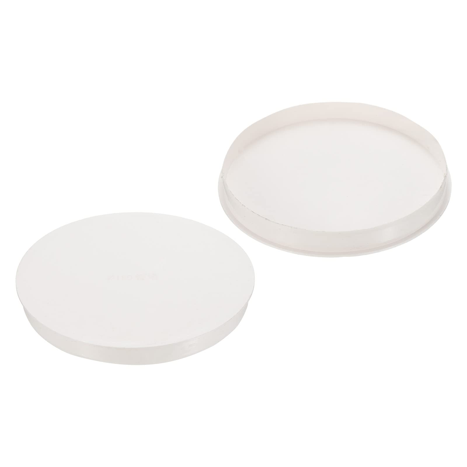 Photo 1 of PATIKIL 6" PVC Pipe End Cap Fitting, 2 Pack Furniture Grade Plug Coupling Socket Adapter for DIY, Garden, White