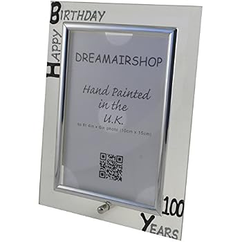 Amazon.com - 100th Birthday Gift Frame sweet pea (land) - Single Frames