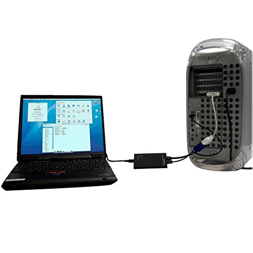 KVM Console to USB 2.0 Portable Laptop Crash Cart Adapter -  Laptop KVM Server Console Adapter