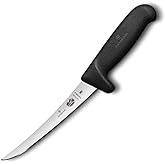 Victorinox Fibrox Safety Grip Boning Knife Flexible, 15 cm, 5.6613.15M