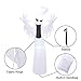 SUPERJARE 8 Ft Halloween Inflatable Ghost, Blown up Decoration with LED Light, Indoor & Outdoor, Yard & Lawn Decor
