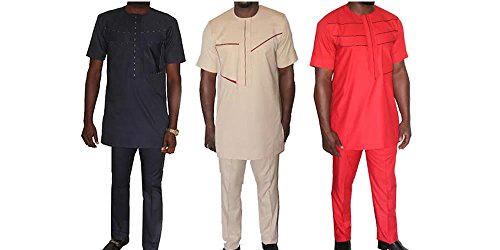 The Nigerian Traditional Senator Wear - Size XL Fast DHL/UPS/FEDEX Shipping
