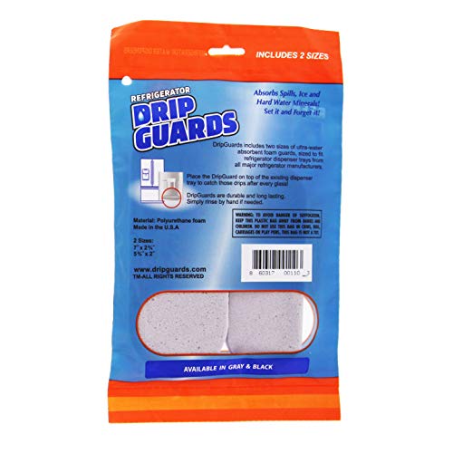 DripGuards Grey Refrigerator Sponge Catch Leaks from Water Dispensers