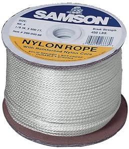 Samson Cordage 19012005030 3/16 X 500FT SOLID BRAID NYLON SOLID BRAID NYLON