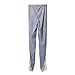 Canserin Women Leggings, Women's Fashion Triangle Side Lace Crochet Leggings Pants (Gray)