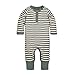 Burt's Bees Baby Baby Girl's Romper Jumpsuit, 100% Organic Cotton One-Piece Coverall, Charcoal Mushroom, 24 Months