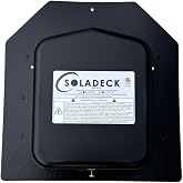 SolaDeck 0599B UL50 Type 3R Roof Mount PV Junction Box in Black