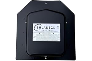 SolaDeck 0599B UL50 Type 3R Roof Mount PV Junction Box in Black