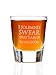 Alder House Market 1.5 Ounce Clear Shot Glass Engraved with I Solemnly Swear That I am Up to No Good