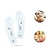 Acupressure Magnetic Massage Foot Therapy Reflexology Pain Relief Shoe Insoles 1 Pair Washable One Size Fits All Men and Women