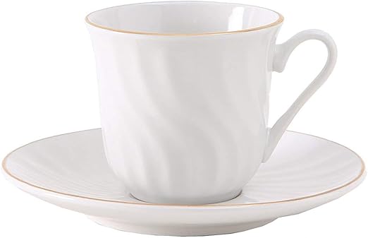 Amazon Com Imperial Gold Porcelain Tea Cup Saucer With Gold