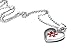 JF.JEWELRY Customized Medical Alert Necklace, Stainless Steel Heart-Shaped Medical Alert Necklace for Men Women - Silver