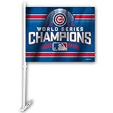 Chicago Cubs World Series Champions Car Flag