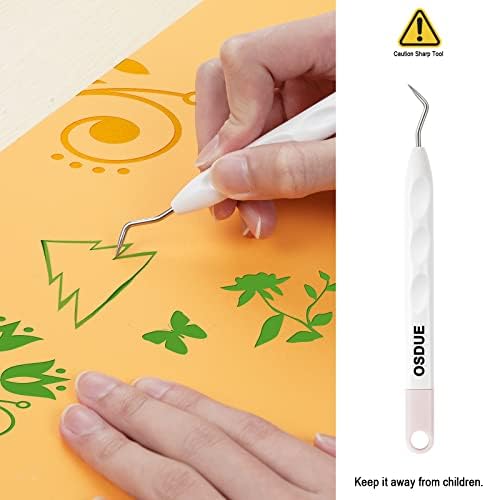Strumenti Set Base, Set di 6 Strumenti per Diserbo in Vinile, Utensili per Scrapbooking, Silhouette, Lettering, Scritte — foto 6 di 8