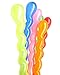 Elecrainbow 100 Count 42 Inches Thickened Assorted Spiral Balloons,Long Colorful Balloons for Birthday Wedding Anniversary Graduation Party Decorations