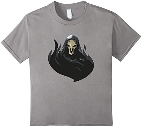 Kids Overwatch Reaper Blossom Spray Tee Shirt 10 Slate