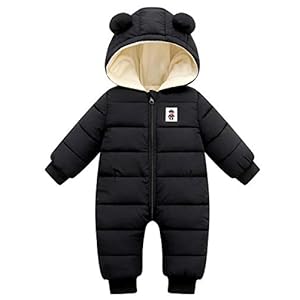 Maeau Baby sneeuwpak met capuchon baby overall winter rompers winter baby speelpak baby winter kleding baby jongens…
