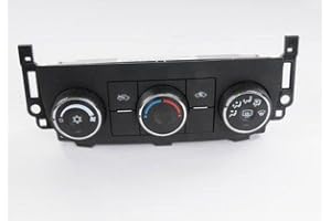 GM Genuine Parts 22884768 Heating and Air Conditioning Control Panel with Rear Window Defogger Switch