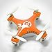 KiiToys Quadcopter Drone RC Helicopter Quad Copter Toy - Micro Mini Nano Size - 3D Flip Air Light Show - 6 Axis Gyro - 4 Channels Radio Control - 2.4 ghz 100 ft range - 