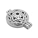 5pcs Mix Style 30mm Stainless Steel Tone Alloy Locket Essential Oil Aromatherapy Diffuser Pendant Charms Necklace