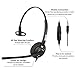 Arama Cell Phone Headset w/Lightweight Secure-Fit Headband, Pro Noise Canceling Mic and in-line Controls 3.5mm Headset for iPhone, Samsung, LG, HTC, BlackBerry Mobile Phone and iPad Tablets (A800MP)