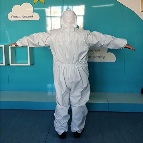 BESPORTBLE-2Pcs-Medical-Gown-Isolation-Gown-Hospital-Gown-Disposable-Medical-Gowns-Medical-Robe-Exam-Gowns-for-Doctors-Nurse-Hospital-Home-use-Size-L