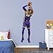 Fathead NBA Los Angeles Lakers LeBron James LeBron Shooting- Officially Licensed Removable Wall Decal, Multicolor, Life Size - 1900-00814-002