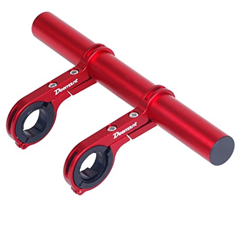 Dartphew Bike Accessories,Outdoor Durable Solid Lightweight Bike Flashlight Holder Handle Bar Bicycle Accessories Extender Mount Bracket For Outdoor Hiking Camping Hunting Fishing (Red)