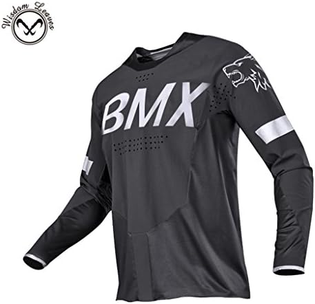 Wisdom leaves Bike Wear Mens Downhill Jersey Rage MTB Cycling Top Cycle Long Sleeve Spring Motocross Mountain Bike Shirt