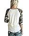 Romacci Womens Striped Floral 3/4 Sleeve Blouse Tops Casual Tshirts