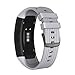 NotoCity Compatible Samsung Gear Fit2 Pro Band Solft Silicone Gear Fit2 Watch Strap for Samsung Gear Fit2 Pro Smartwatch Bans(Grey, Small)