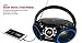 SINGING WOOD Portable CD Player AM FM Radio with Aux Line in, Headphone Jack, Foldable Carrying Handle (Black with a Touch of Blue Rims)thumb 1