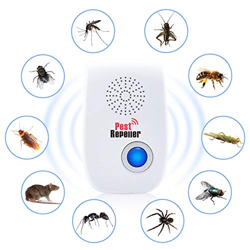 image for OLYNIK Ultrasonic Pest Repeller, Upgrade Dual Microchip Repellent-6 Pa