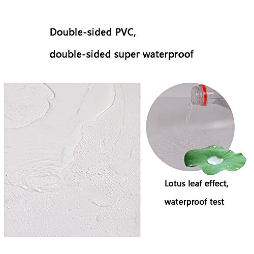 HUAHUA Sonnensegel PVC wasserdichte Plane, Schatten Tuch, Verdickter, Verschlüsselter Sonnenschutz Sonnennetz Mit Ösen… – Bild 5