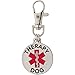 K9King Therapy Dog Double Sided with Glitter Filled Red Medical Symbol. Easily Switch Between Collar Harness and Vest