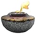 Outdoozie Vittoria Ceramic Marble Gel Burner, Gray