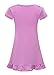 AOVCLKID Vampirina Comfy Loose Fit Pajamas Girls Printed Princess Dress (Purple,140/6-7Y)