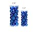 Prudance Christmas Decoration-24ct Ornaments Ball Multicolor Christmas Tree Balls for Holiday Wedding Party Decoration,2.36