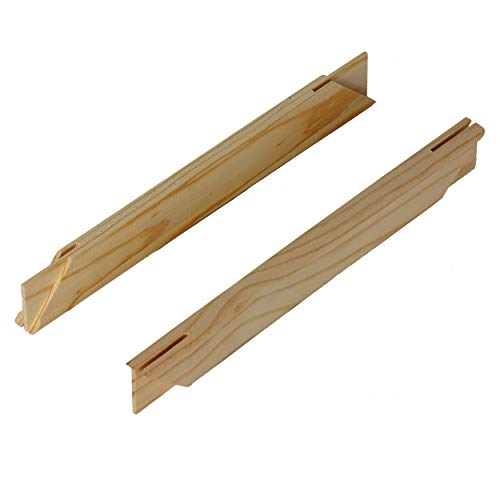 Epic Art Group EAG-BAR16LD Solid Wood Stretcher Bars for Canvas Art or Needlepoint, Natural 2 Piece