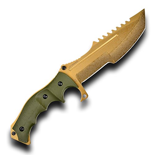 FadeCase Huntsman Lore - Real CSGO Knife Skin Counter Strike Global Offensive Full Tang Fixed Blade Unique Serial Number