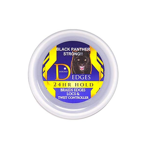 DIAMOND EDGES BLACK PANTHER STRONG Edge Control & Styling Gel, 24