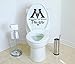 Ministry of Magic This Way Harry Potter Toilet Decor Wall Decal Vinyl Sticker W25 10'x10' (Message for Color)