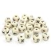 Alphabet Letter Spacer Beads, Larger 10mm x 10mm (3/8), 190 Pc Wooden Cube Letters
