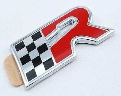 Chrome Cupra Flag 58mm x 25mm Rear Boot Lid Tailgate Trunk Badge Emblem For Ibiza Leon