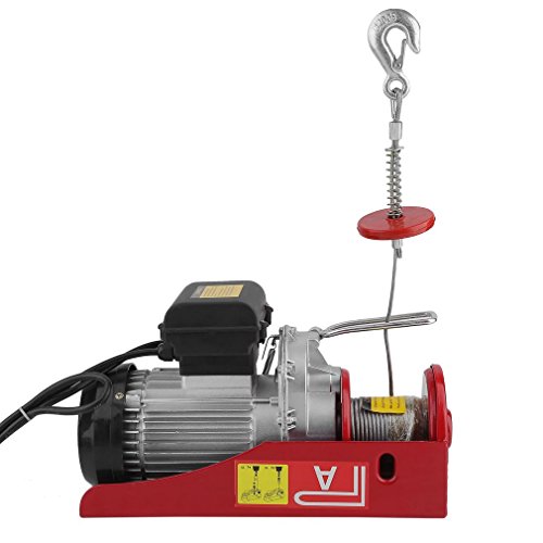 Homgrace 1320lbs Mini Electric Wire Cable Hoist Crane Overhead Garage Winch with Remote Control Auto Lift (1320LB) - Thumbnail 7