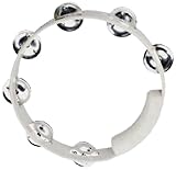 RhythmTech TC4028 8-Inch True Colors Tambourine, White