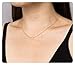 Fremttly 14k Gold Fill Dainty Circle Necklace • Open Circle Chain Necklace-CK1-RD-L