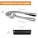 Garlic Press, WENFENG Heavy Duty Garlic and Peeler Set, Professional Ginger Presser with Silicone Tube Roller, Kitchen Mincer, Dishwasher Safe